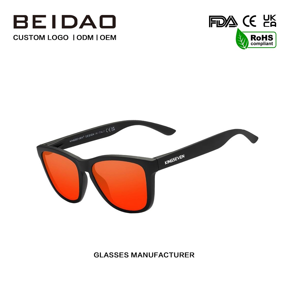 Классические квадратные поляризованные солнцезащитные очки TR90